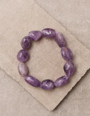 Amethyst Beaded Bracelet
