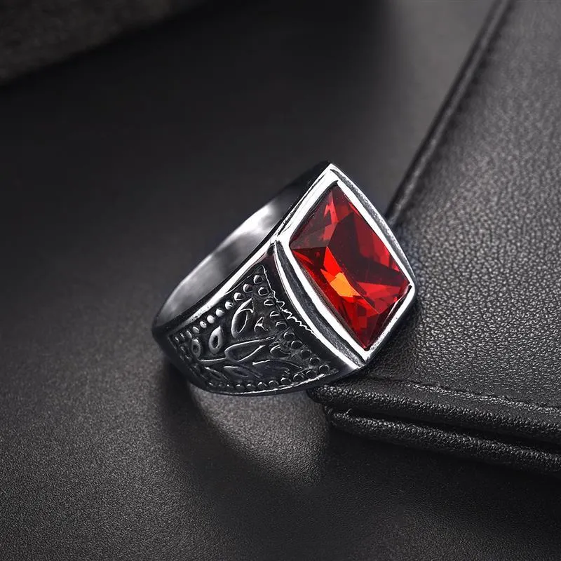 Aplha Stone Signet Ring