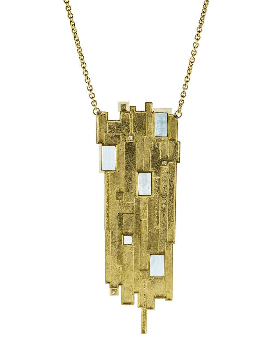Aquamarine Pendant Necklace