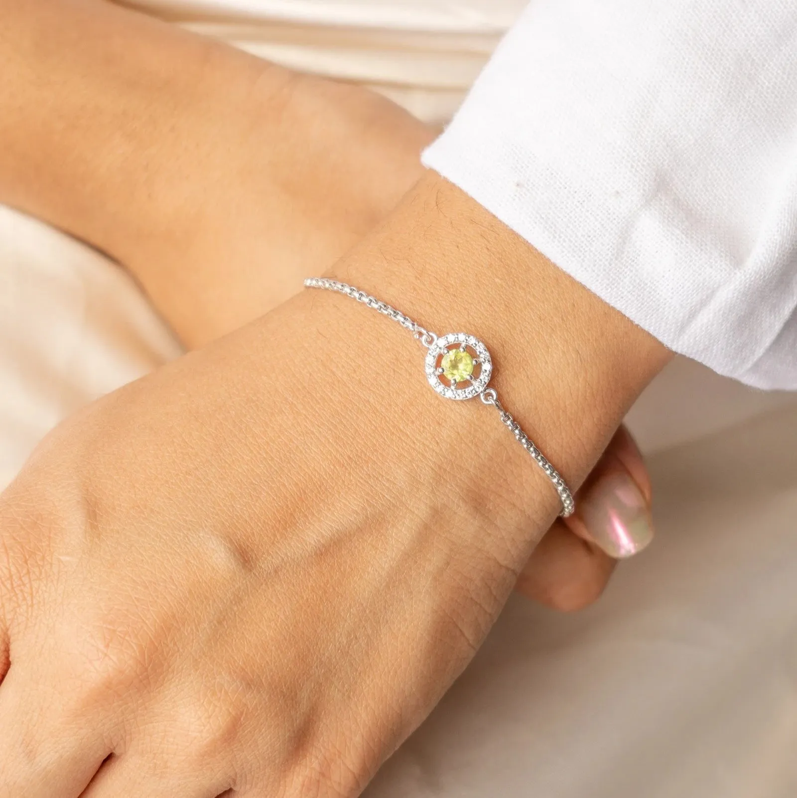 Eternal Round Symphony Peridot Bracelet