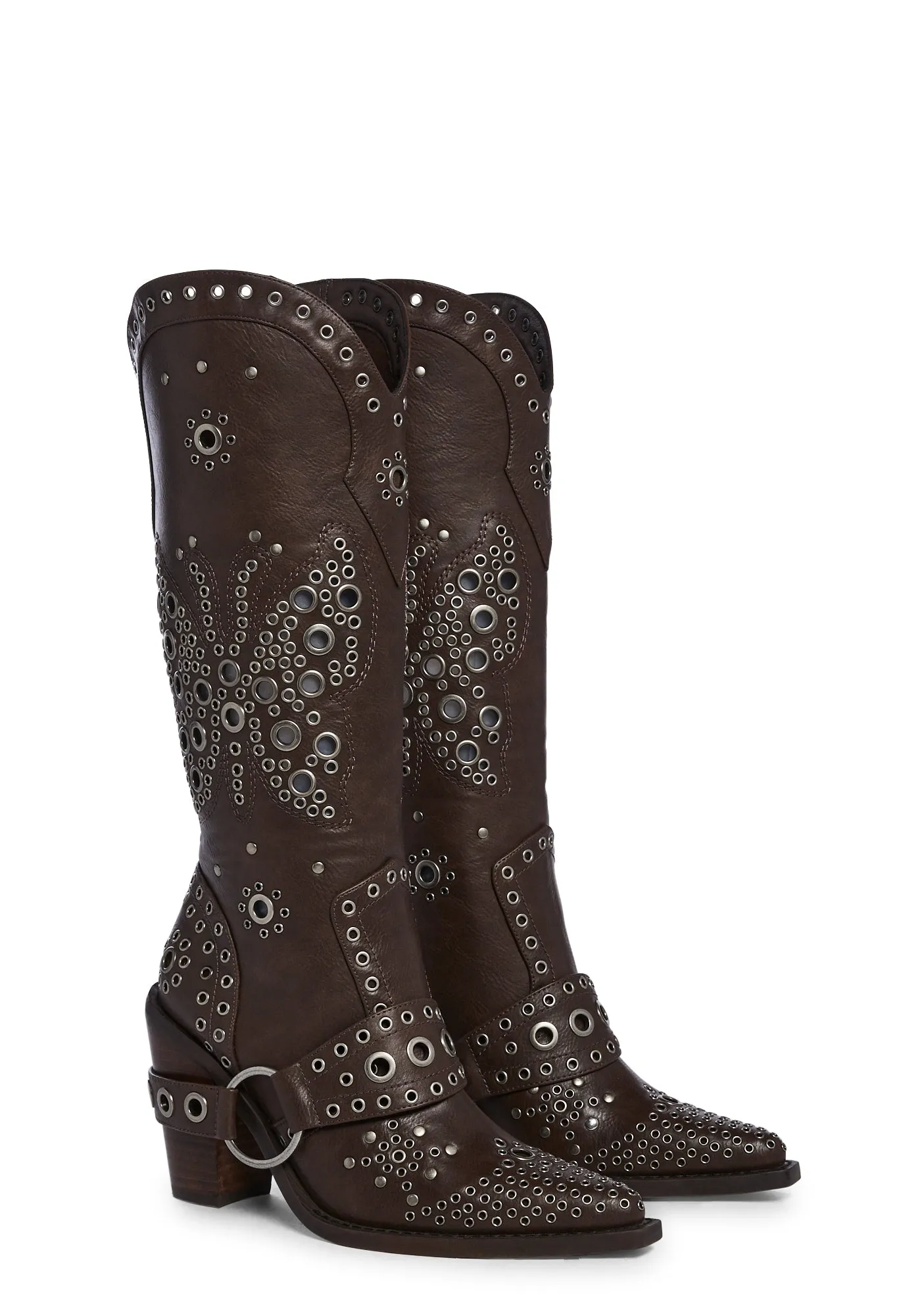 Flight Risk Cowboy Boots - Brown