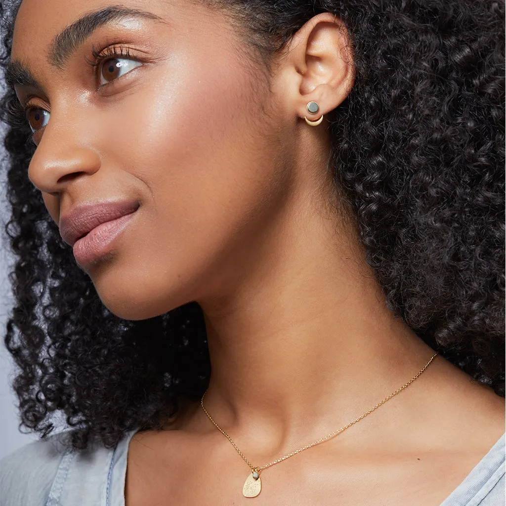Moon Phase Pyrite/Gold