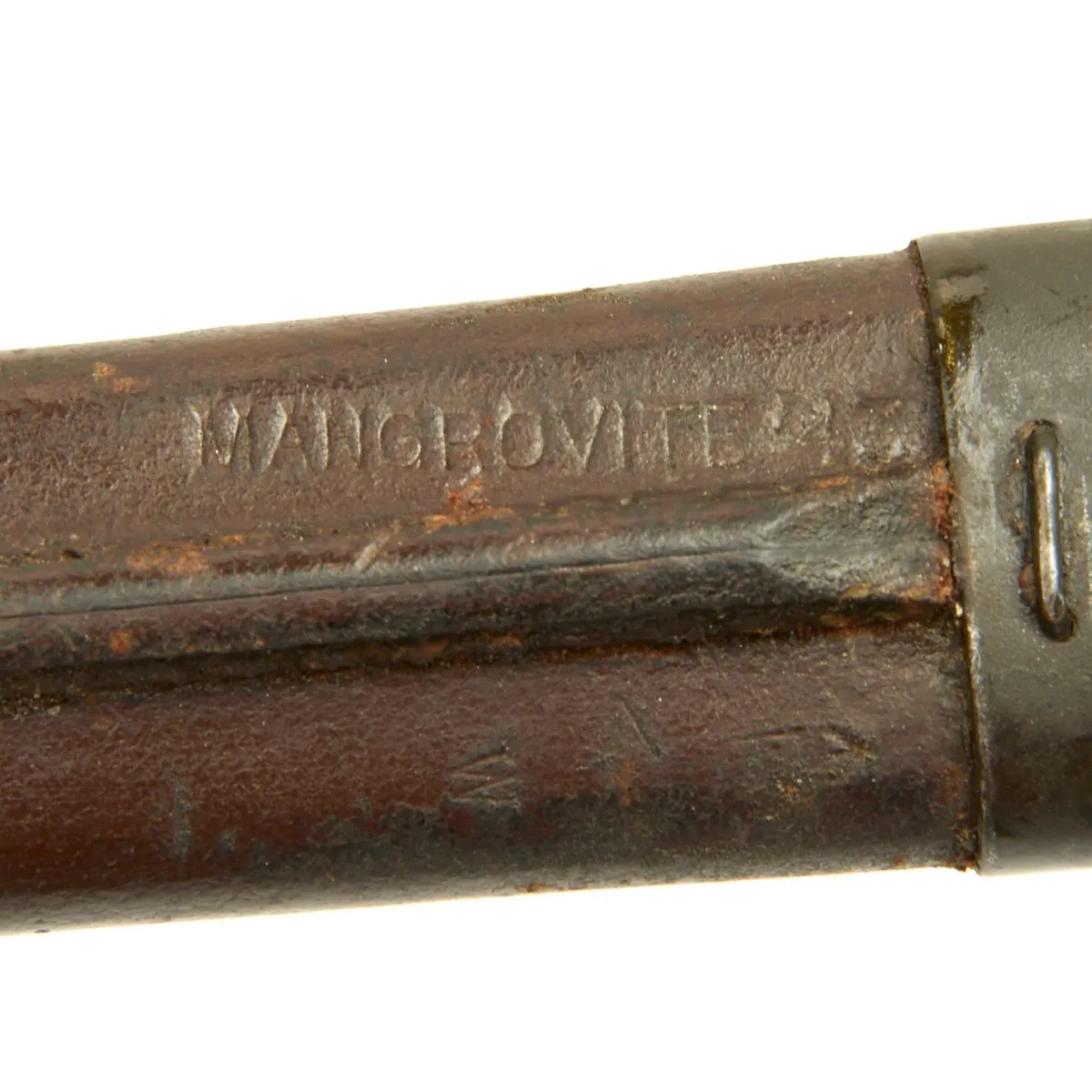 Original Australian Lithgow P1907 SMLE Bayonet No.1 Mk.I Dated 1921 with 1943 Mangrovite Scabbard