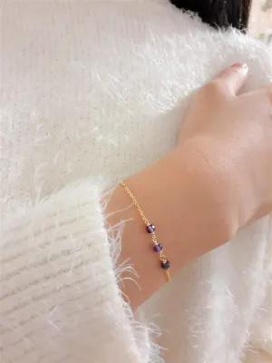 Purple Amethyst Bracelet