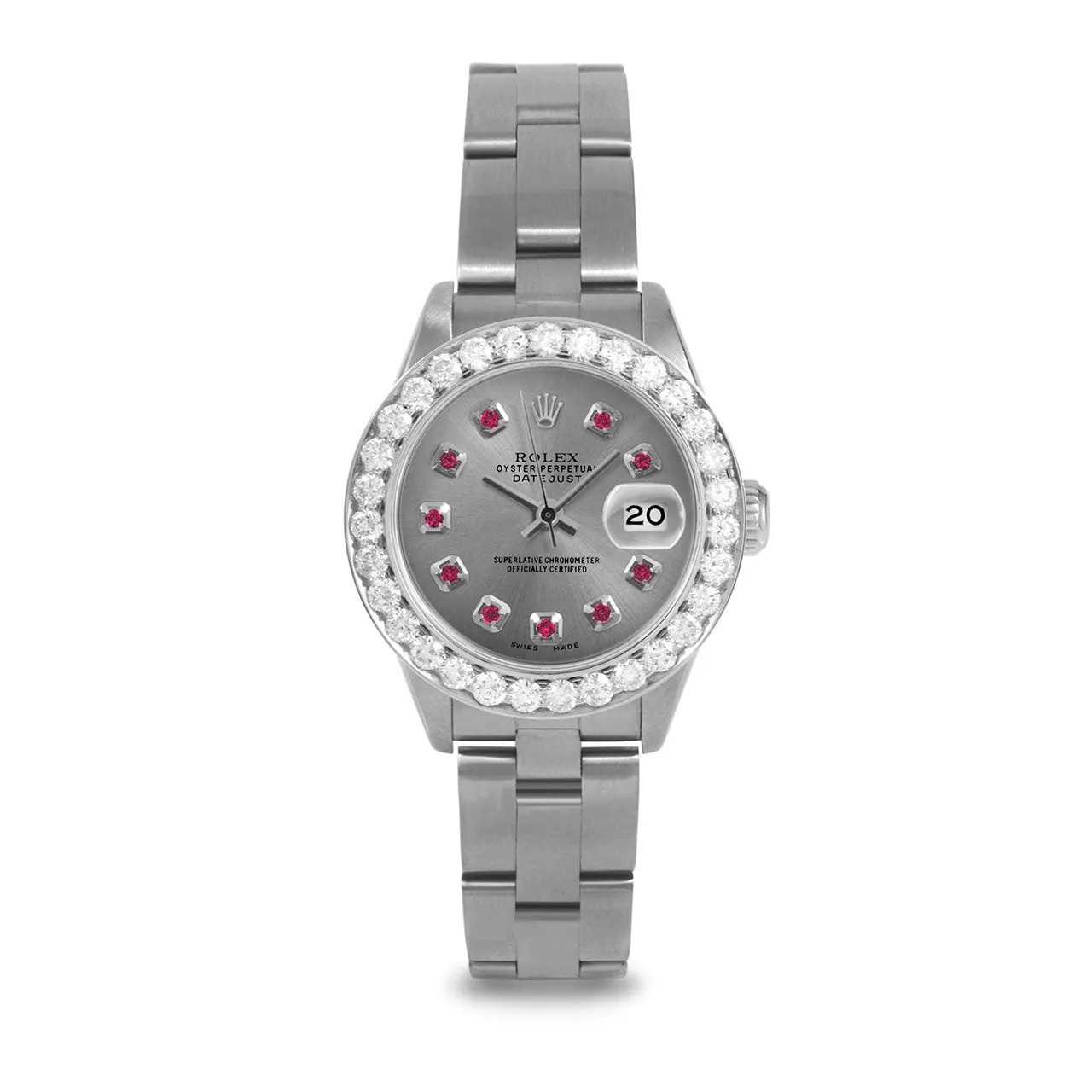 Rolex Datejust 26mm | 69174-SLT-RBY-AM-2CT-OYS