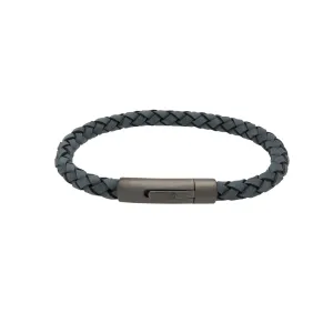 Unique & Co Antique Blue Leather Bracelet B425AB
