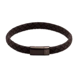 Unique & Co B454BL/21CM Men's Leather Bracelet