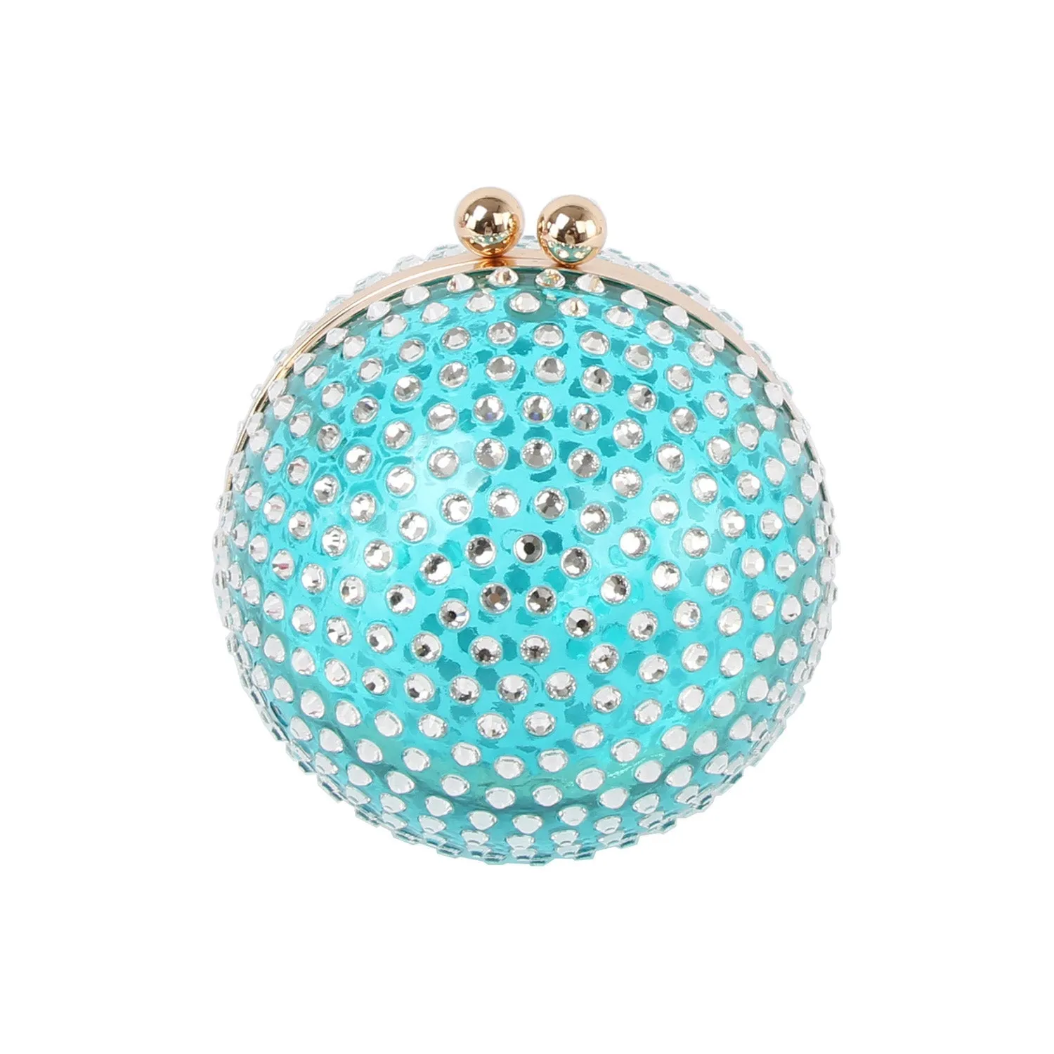 Unique elegant rhinestone evening clutch