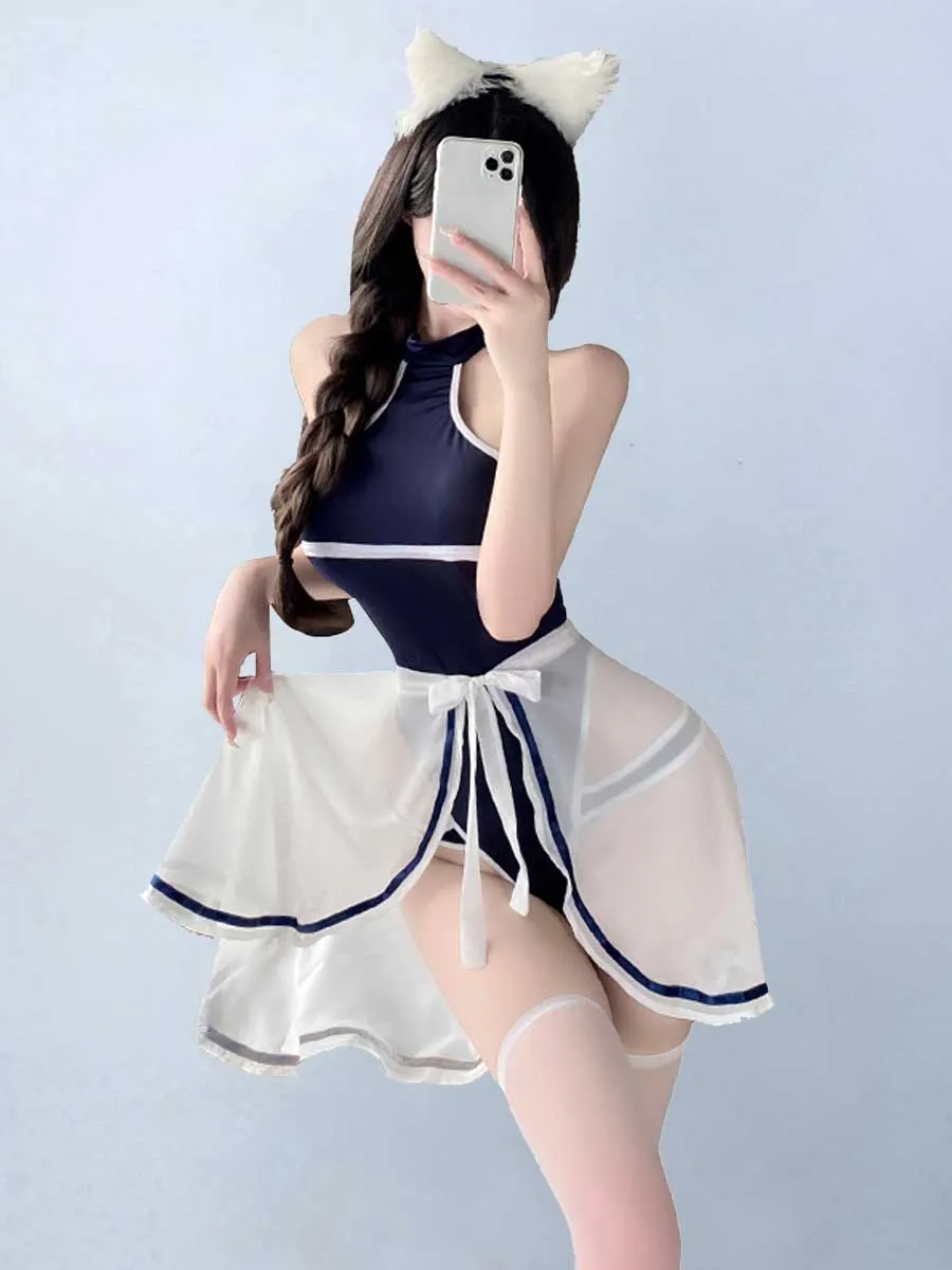 Unique Snap Crotch Swimsuit